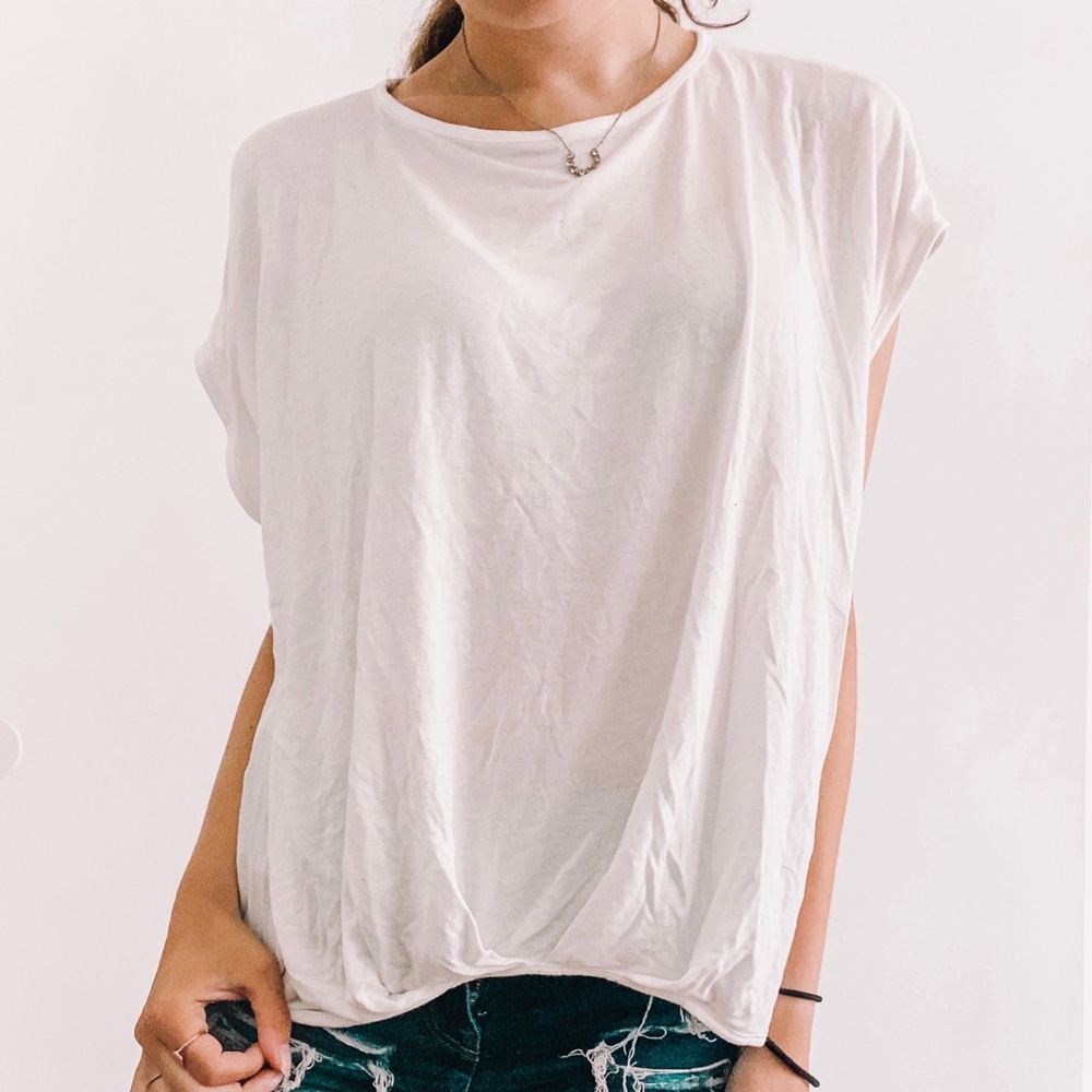 White Ginger G Flowy Top